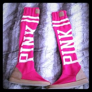 💗 VS pink boots😍